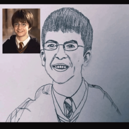 Portrait of Harry Potter!🤓
