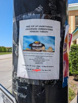 This flyer I saw on the campus of UCF today.